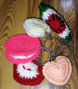 5 Handmade Crochet Keychains
