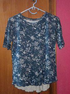 Floral Print Casual Top