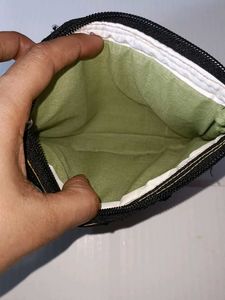 Embroidered Floral pouch