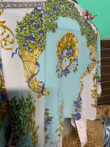 Exquisite Vintage Floral Print Button-Up Shirt