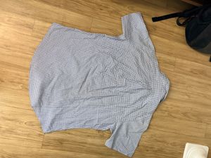 Men's Blue Gingham Check Shirt
