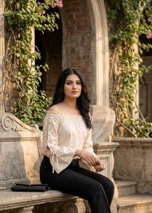 Chic Off-Shoulder Bell Sleeve Top