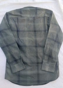 premium Olive Green Casual checked Shirt