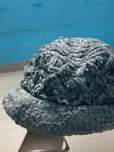 Korean Woollen Fancy Cap
