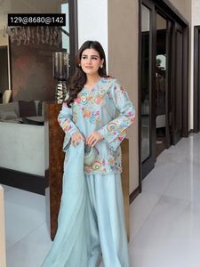 Beautiful Embroidered Farshi Salwar Suit Set