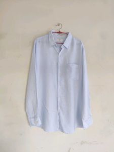 Light Blue Classic Fit Button-Up Shirt