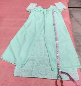 Elegant Mint Green Chikankari Kurta Set🌸🆕