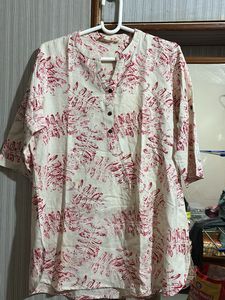 Floral Print short Kurta