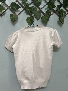 Cream Puff Sleeve Top