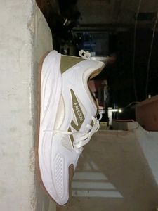 Stylish White & brown shoes 😉