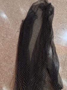 Sparkling Sheer Black Dupatta