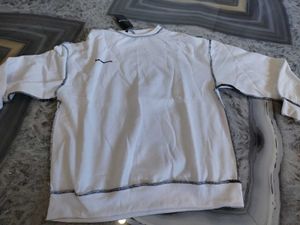 White Crew Neck Sweatshirt