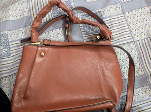 Stylish Brown Leather Handbag