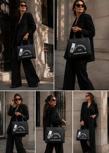 Karl Lagerfeld Black Tote Bag