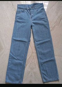 Wide Leg Light Wash Jeans