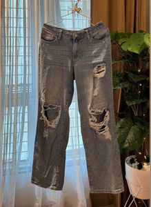 Y2K Ripped Baggy Jeans