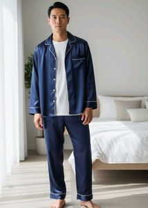 Men's silk night shirt buy1 get 1