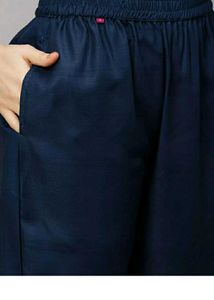 Navy Blue Kurta Set with Dupatta