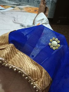 Ombre Dupatta with Embellishments
