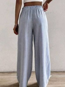 Striped Wide Leg Trousers