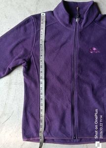 Brand is NEPA Purple Fleece Zip-Up Jacket OG
