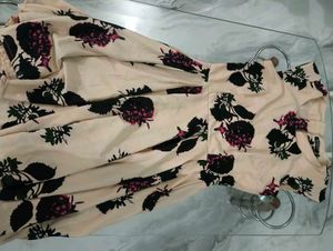 Floral Print A-Line Dress