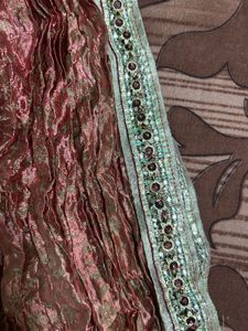 Maroon  Kurta with lower and