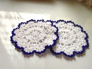 Handmade Crocheted Doilies (Set of 2)