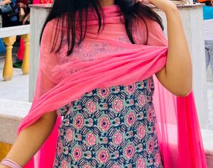 Floral Print Short kurti