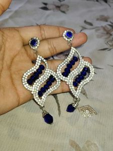 Stunning Blue Crystal Earrings