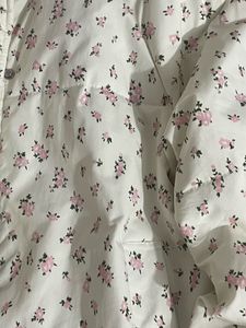 Floral Print Button-Down Jacket