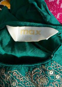 Embroidered Teal Kurta Set