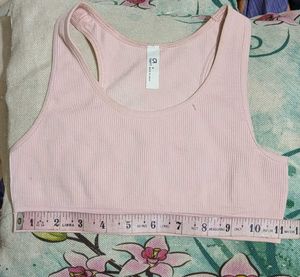 Seamless Ribbed Sports Bra