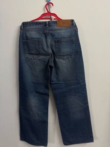 Classic Blue Wide Leg mid waist jeans