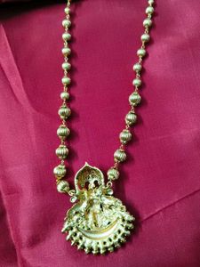 Antique Krishna Pendant Necklace