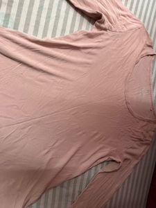 Soft Pink Long Sleeve Top