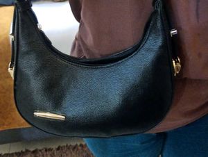 Chic Black Hobo Shoulder Bag