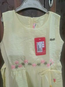 baby girl yellow frock
