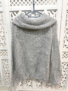✈️ Imported Cozy Silver Knit Sweater A