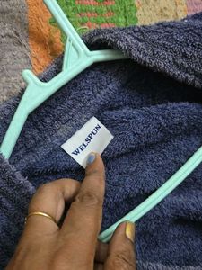 Cozy Blue Robe for Lounging