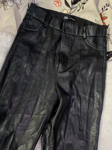Zara Faux Leather Pants
