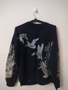 Vintage Duck Print Sweatshirt