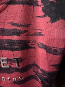 Red &amp; Black Tiger Print Top