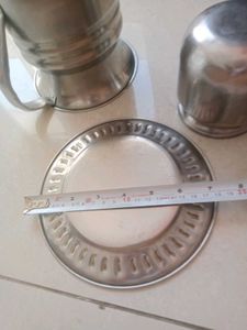 Vintage Stainless Steel Serving Set