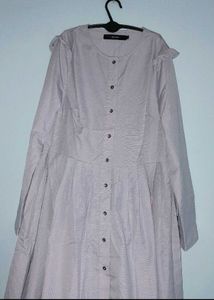 Women's Grey Pleated Dress