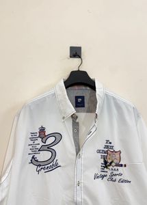 Pierre Cardin White Vintage Sports Shirt