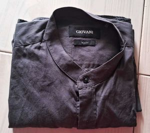 Charcoal Colour Formal Shirt For Men