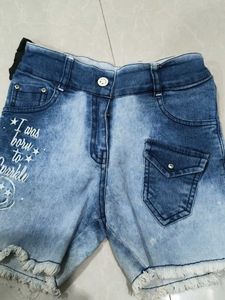 Sparkle Denim Shorts