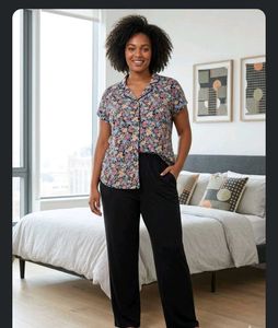 Floral Print Pajama Set