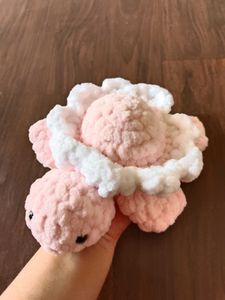 Crochet Cute strawberry daisy Turtle